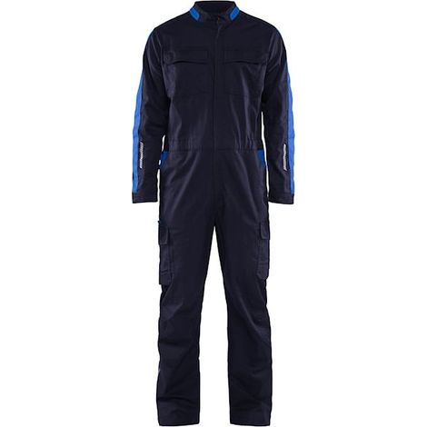 Combinaison de travail industrie stretch 2D 6144 - Marine/Bleu Roi 50 (1/2)