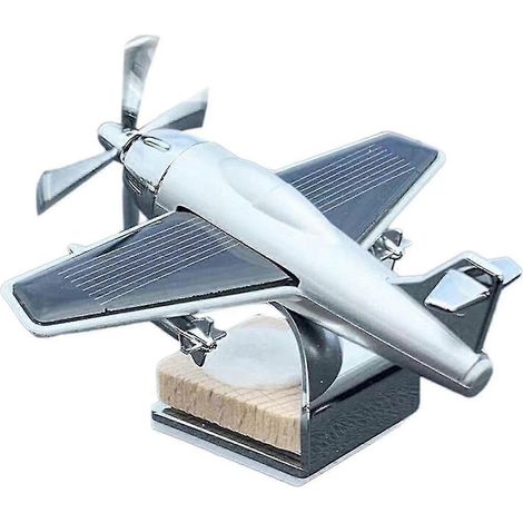 Avion solaire rotatif de bureau, décoration intérieure, décoration de voiture, cadeau d'anniversaire pour enfant, B-C5 (1/5)