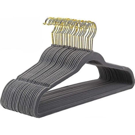 20 cintres en velours antidérapants pour costumes (1/3)