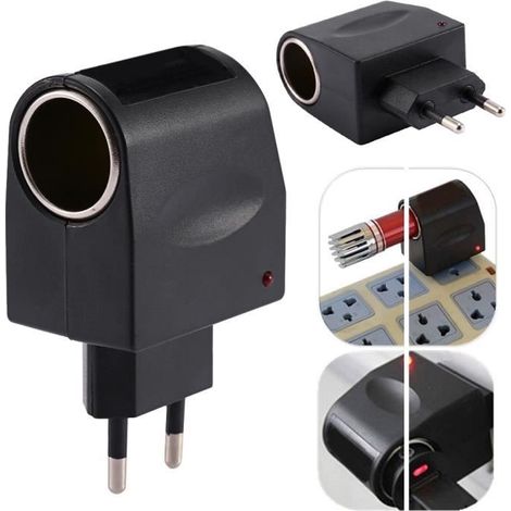 Mini AC Vers 12V DC Allume-cigare Adaptateur Convertisseur Pour Voitures Auto -PAI (1/3)