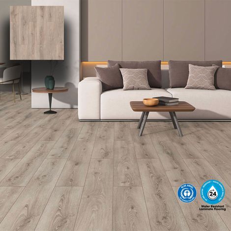Pavimento in laminato 8mm AC4 Click ERASMUS 193x1205 HYDRO 24H (prezzo al m²)