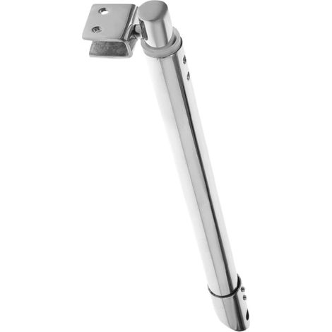 Support de fixation pour porte de douche en verre, barre de remplacement en acier inoxydable pour porte de douche de 8 à 12 mm d'épaisseur (1/5)