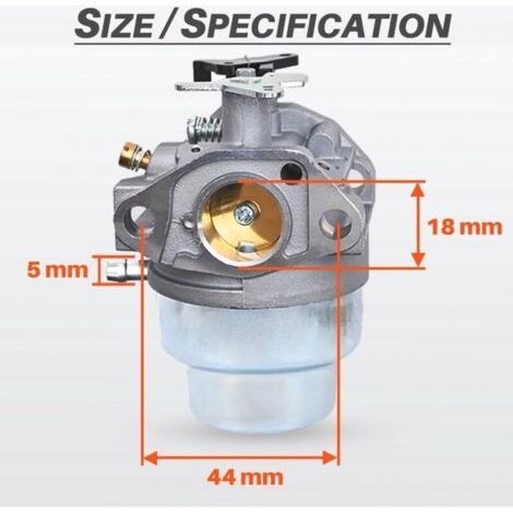NALOOKAMIC Carburateur pour Honda GCV160 GCV135 GC160 GC135 GCV160-OHC Moteur et Tondeuse, Accessoires Carabu GCV 160 Tondeuse à Gazon Kit Carburateur avec Joint, Bougie, Filtre à Air (1/4)