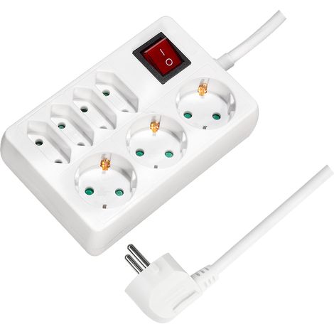 logilink LPS210 regleta con 7 enchufes y protección infantil (1/5)