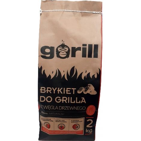 2 kg Holzkohlebriketts zum Grillen