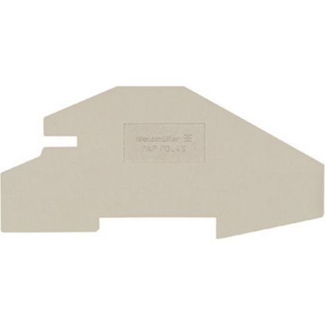 Flasque de fermeture et plaque intermédiaire Weidmüller WAP WDL2.5/S 1067700000-1 1 pc(s)