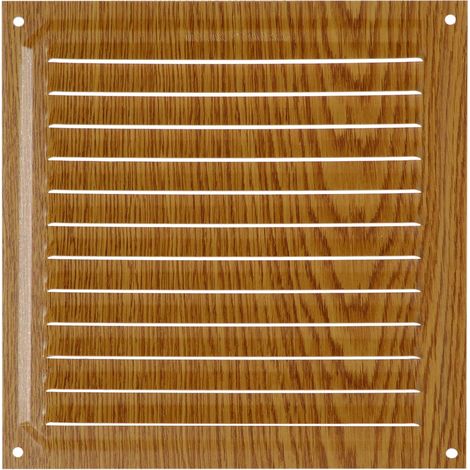 Brinox B70580Y - Griglia di ventilazione in legno chiaro, 20 x 20 cm