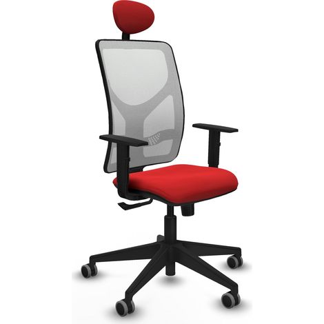 Sedia da ufficio piqueras y crespo Motilla rossa mesh (1/2)