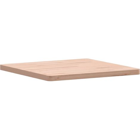 Dessus de table 50x50x2,5 carré bois massif de hêtre (1/5)