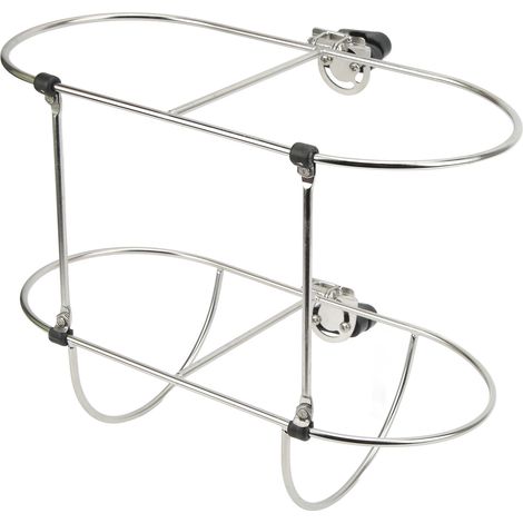 Support de Garde-boue de Bateau Support de Garde-boue de Bateau Double Support Pliant en Acier Inoxydable 304 pour Garde-boue de Yacht Marin de 7 Pouces Taille du Trou du Support de Flotteur: Env. 7,2 (1/5)