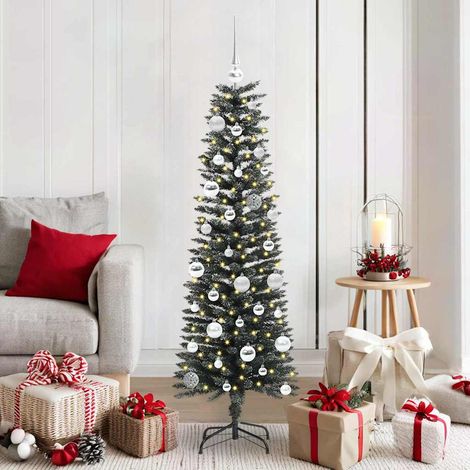 Künstlicher Weihnachtsbaum mit 150 LEDs mit Ständer Grün 150 cm (1/5)