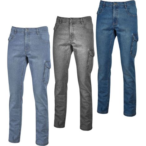 Jeans Da Lavoro Elasticizzato U Power Jam Slim Fit Blue S