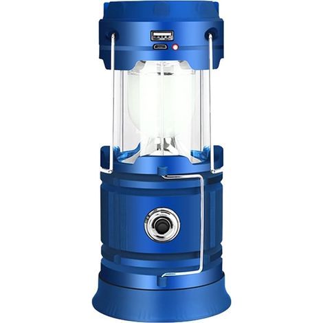 Diese Stehlampe für den Außenbereich verfügt über zwei Stromquellen und ist ein unverzichtbares Zubehör für Aktivitäten im Freien. (1/5)