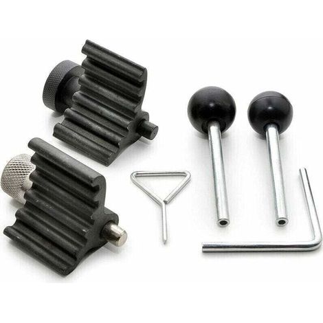 Zahnriemen-Werkzeugsatz für Audi, Seat, Skoda, Volkswagen VAG 1.4, 1.9, 2.0 TDI (Pumpe, Injektor) und 1.2, 1.6, 2.0 TDI Common Rail (Zahnriemen-Riemenscheibenstifte T10100, T10050, T20102, T10060A, T1