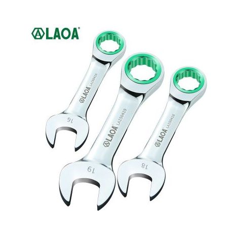 LAOA – Clé à cliquet courte, Mini clé réglable CR-V 5.5-9mm, clé singe pour voiture, pièces de rechange automobiles, outils manuels de bricolage