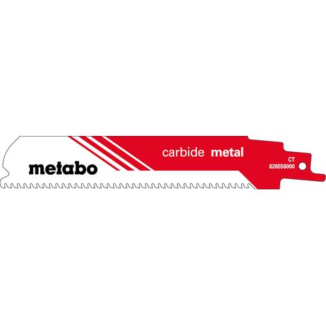 Lama per sega a sciabola in carburo per metallo 150 x 1,25 mm CT 3mm/8TPI (626556000) (1/2)