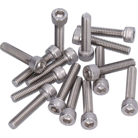 30 Vis à tête cylindrique creuse M6 Inox A2-70, DIN 912, 30 pièces M6x30mm (1/5)