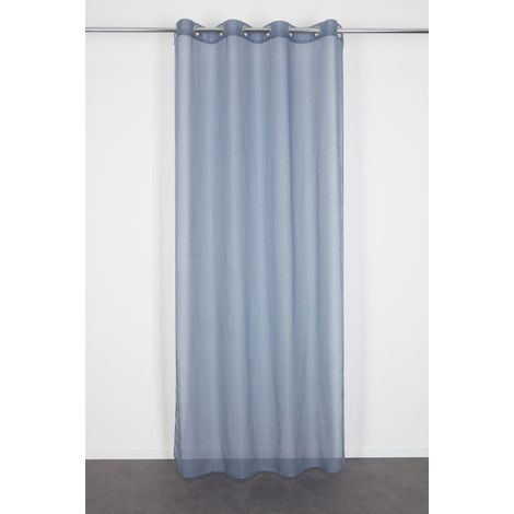 Voilage Alisa Bleu 140x240 - INVENTIV