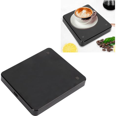 Kaffeewaage CK2150 für Filterkaffeemaschinen, neues Modell mit verdecktem LED-Display, wiederaufladbar, Kochtimer, Küchenwaage für den Hausgebrauch, hitzebeständig (1/5)
