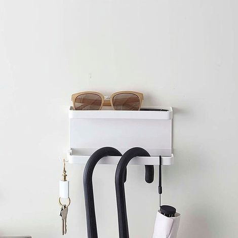 Weißes Magnetregal – Praktischer Organizer