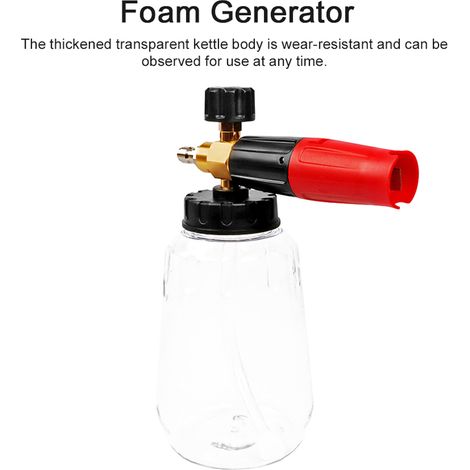 Générateur de mousse, producteur Dense, bouteille pour le nettoyage de lave-auto à haute pression. (1/4)