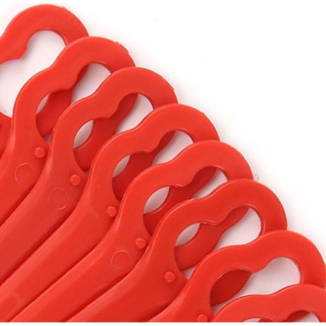 100Pcs Lames de Rechange Coupe Bordure ,Gros Trou 10mm,Petit Trou 5mm (1/4)