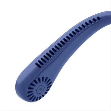 Ventilateur De Cou - Sans Pales - Rechargeable USB - 5 V 1 A - 2000 mAh - 3 Niveaux De Ventilation - Pour Bureau Maison Extérieur - 1 Pièce (1/5)