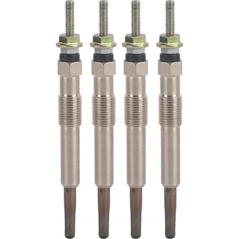 Bougies de préchauffage diesel 4 pièces – Compatible Ford Focus/Transit/C-Max – Fer de haute qualité – Réponse de démarrage rapide (1/4)