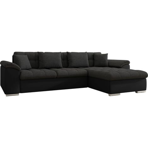Sofá rinconero Comfivo Mica, Derecha, Función de descanso, Almacenaje, 280x160x76cm, 0