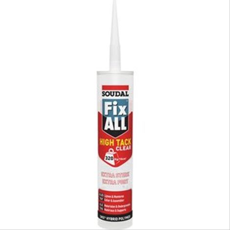 Mastic Fix All Soudal High Tack 290ml charge lourde blanc