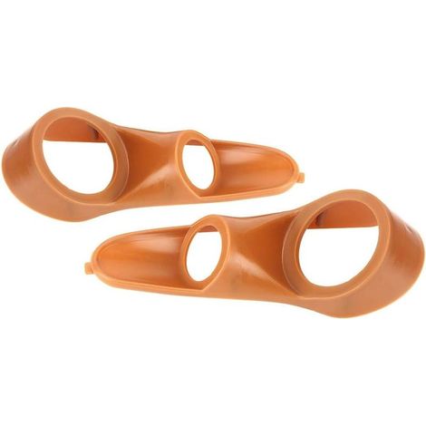 Support de Haut-Parleur Coaxial croisé Audio électronique de Voiture à 3 Voies, Support en Plastique Universel, de Haut-Parleur Antirouille avec clarté Sonore Améliorée, Couleur café 2 Pièces (1/4)