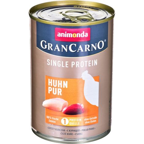 Animonda GranCarno Adult Single Huhn pur 400 g Nassfutter Hunde (1/2)