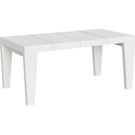 Tavolo Allungabile 130/390x90x77 cm Spimbo Premium Bianco Frassino (1/5)