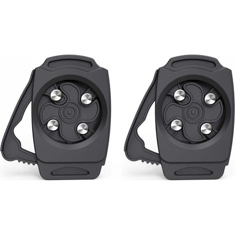 Abrelatas sin tapa, herramienta de bar para cerveza y otras bebidas, abrelatas manual seguro y fácil de usar, color negro, 2 unidades. (1/5)