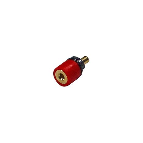 Steckdose 2mm 6A/260Vdc Farbe Redp