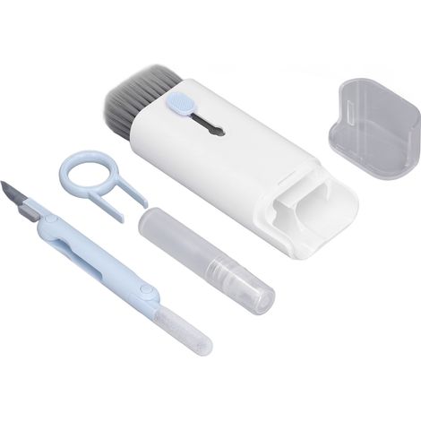 Kit de nettoyage 7 en 1 pour clavier, écouteurs et appareil photo (bleu clair) (1/5)