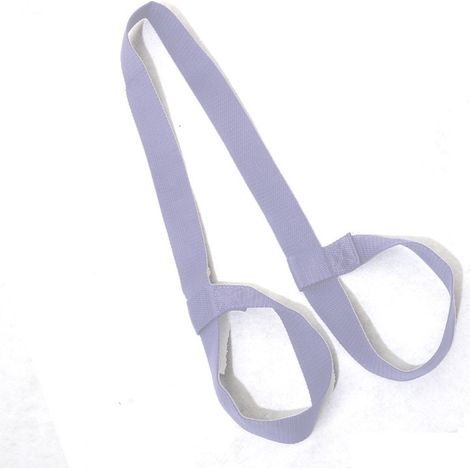Sangle Pour Tapis De Yoga - En Coton Épais Réglable - Pour Transport Et Étirements - Convient À Tous Les Formats De Tapis - 1 Pièce (1/5)