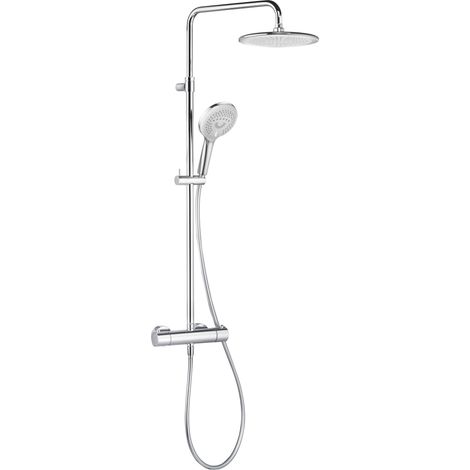 Sistema de ducha doble con termostato KLUDI FRESHLINE, ducha de