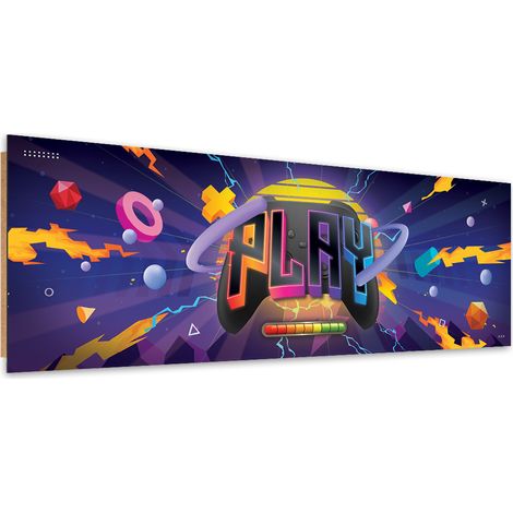 Quadro deco panel, Simboli di gioco - 90x30 (1/5)