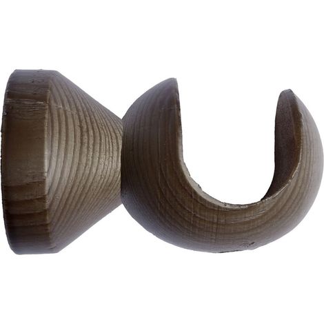 Supporto soffitto corto iw Cintacor loft colore noce 1 pz (1/2)