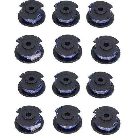 12 Ersatz-Trimmerfadenspulen, kompatibel mit Ryobi One+ AC14RL3A 18/24/40V (1/5)
