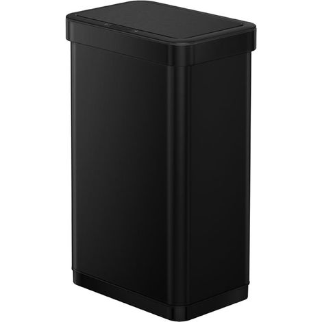 EKO - Poubelle à capteur EcoNova 50 litres - Stainless steel   - Noir (1/5)