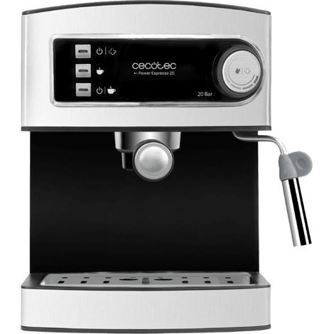 Máquina de espresso manual CECOTEC Power Espresso 04752 Inox Negro 20 bar 850 W 1,5 L