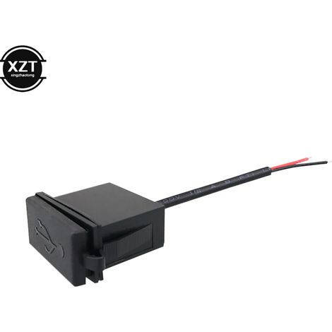 Nouveau chargeur de voiture USB simple 12V/24V, adaptateur secteur 5V 2,4A, format carré, étanche, pour moto, camping-car, bateau. (1/5)
