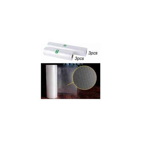 Lot de 6 Rouleaux 20x500cm + 28x500cm Sac Sous Vide Gaufré Alimentaire Appareil (1/3)
