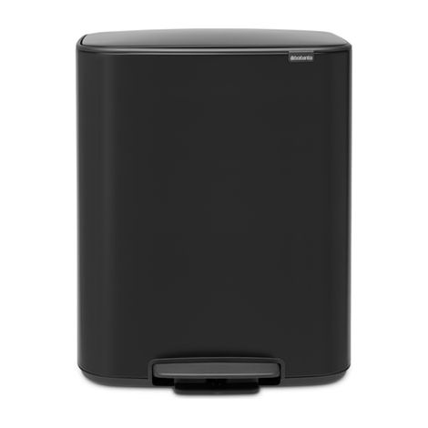 Poubelle à Pédale 60 L Matt Black - Bo - Brabantia (1/3)