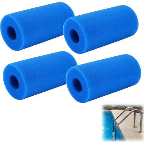 Filtre de piscine lavable, filtre de piscine réutilisable, mousse filtrante pour piscine, cartouche de rechange pour filtre de piscine, filtre de piscine réutilisable et lavable, cartouche filtrante e (1/5)