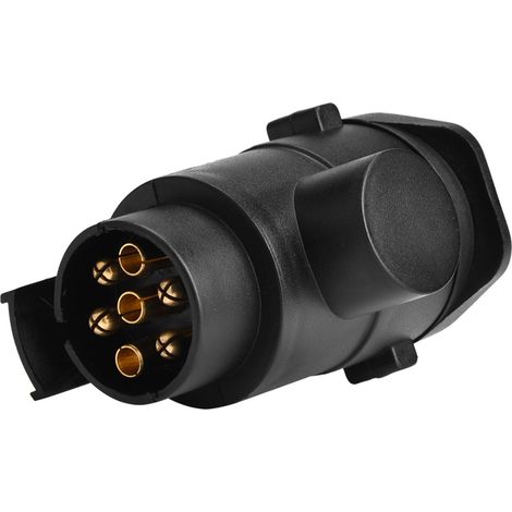 Adaptateur prise remorque 7 à 13 broches, connecteur de caravane attelage 12V, convertisseur de câblage. (1/5)