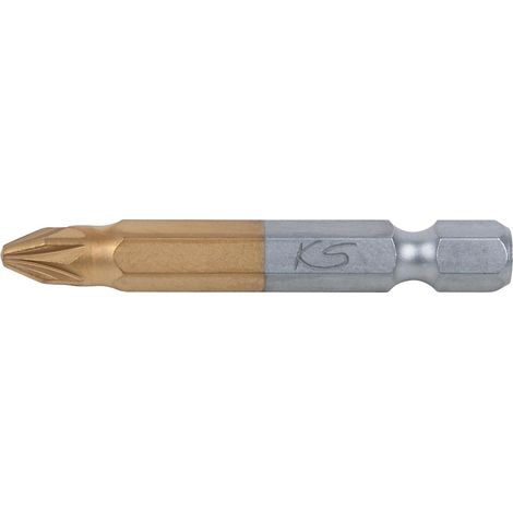 1/4" Embout de vissage POZIDRIV TIN, 50 mm, PZ3 (1/2)