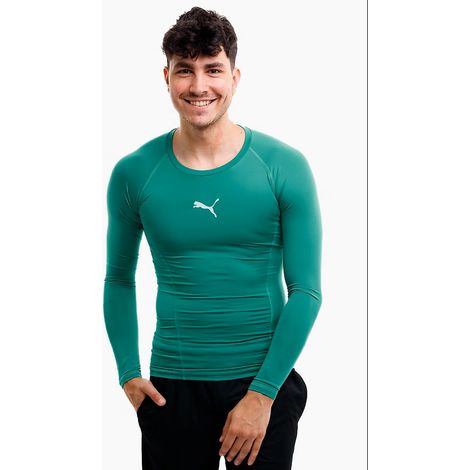 Herren-Langarmshirt Puma LIGA BASELAYER grün 65592005 r L